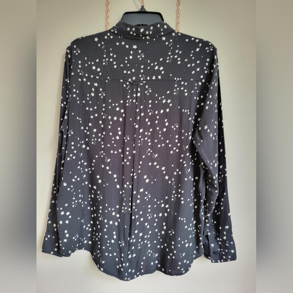 Rails Rayon Star Button Down Shirt Size Medium - image 3